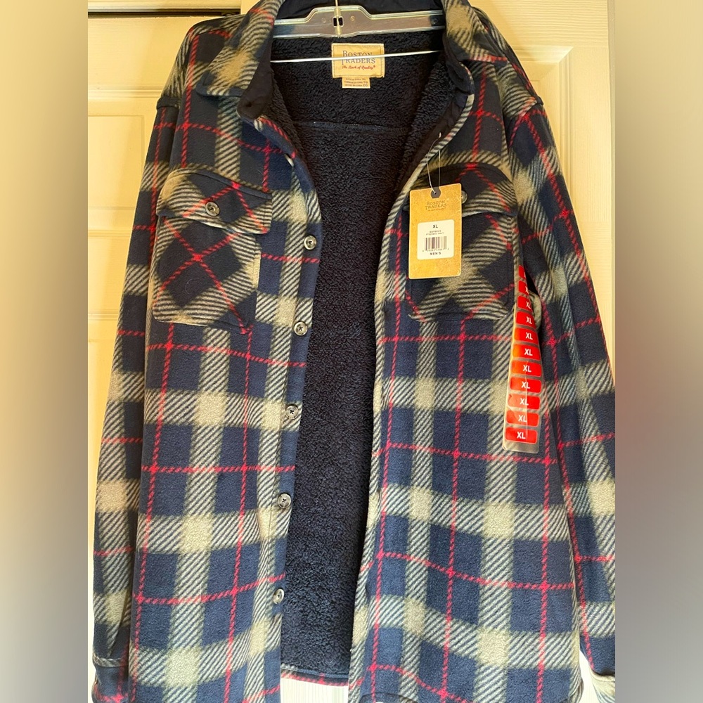 NWT Boston Traders Men’s Fleece Lined Jacket